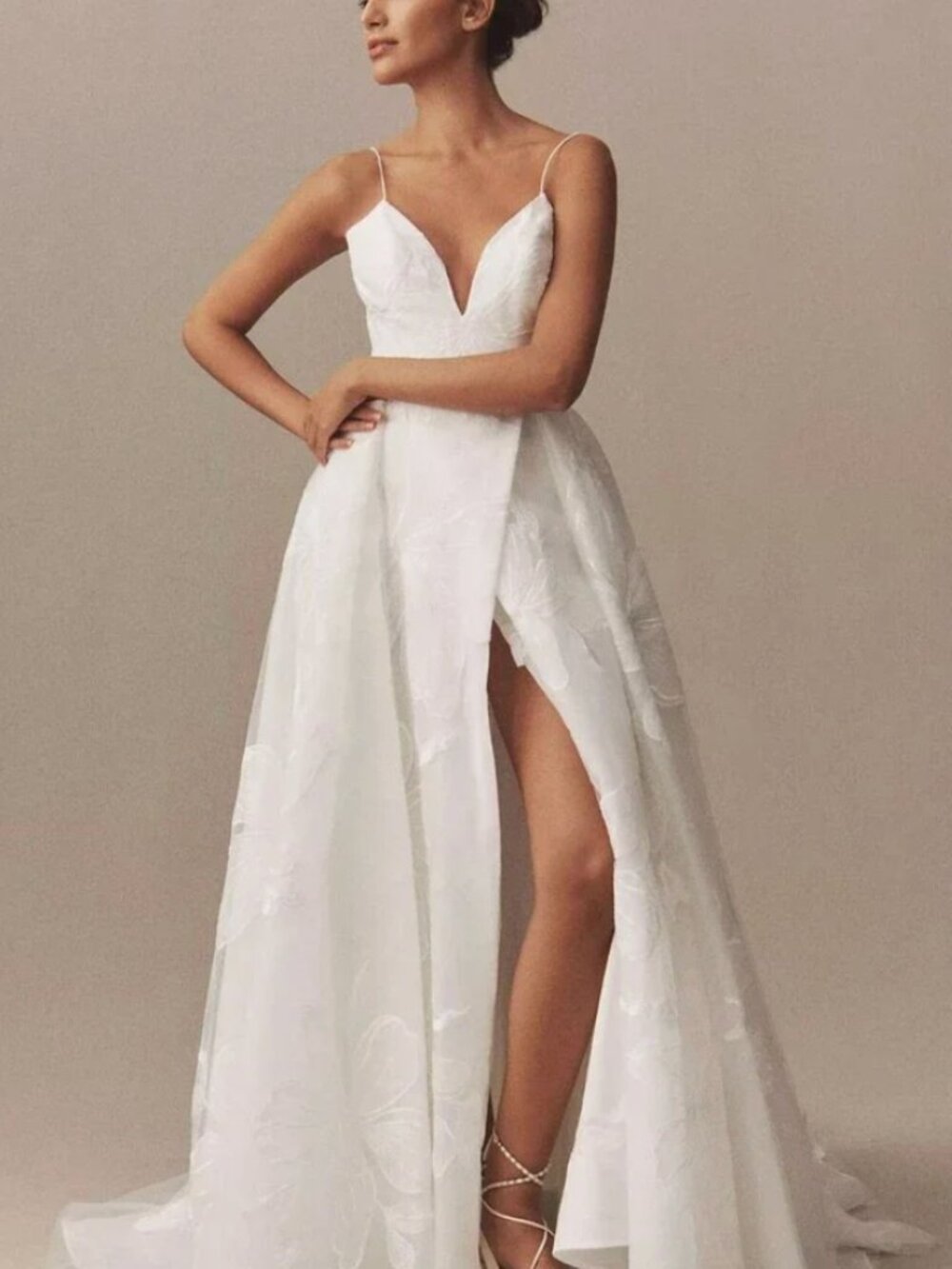 Watters, Wtoo by Watters Romy Sleeveless Corset Wedding Gown 4 Gorgeous slit